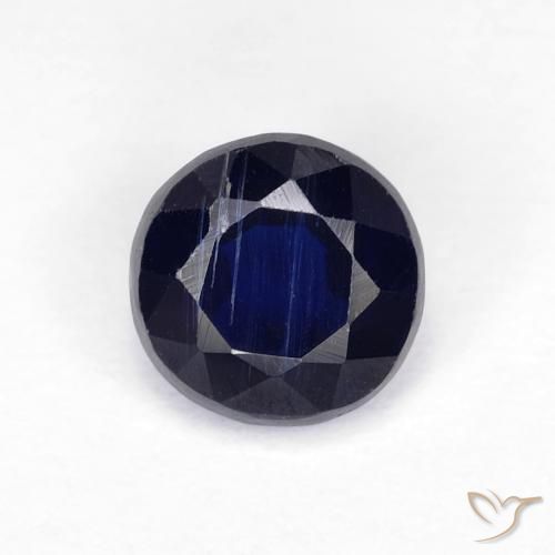 1.31ct طبيعي أزرق بحرى الكيانيت, دائري, VS-SI