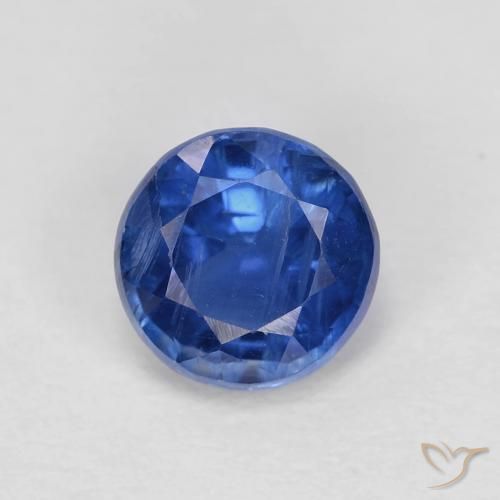1.22ct طبيعي أزرق بحرى الكيانيت, دائري, VS-SI