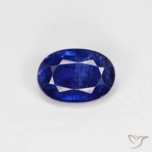 0.98ct طبيعي أزرق بحرى كثيف الكيانيت, بيضوي, VS-SI