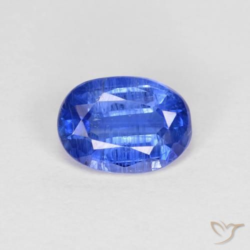 0.97ct طبيعي أزرق سماوى غامق الكيانيت, بيضوي, SI