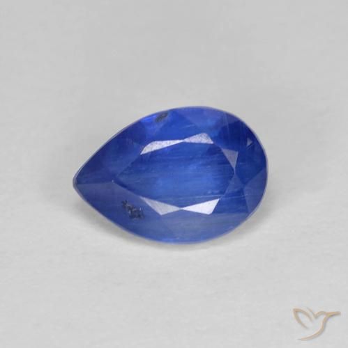 1.37ct طبيعي أزرق بحرى الكيانيت, شكل الكمثرى, SI