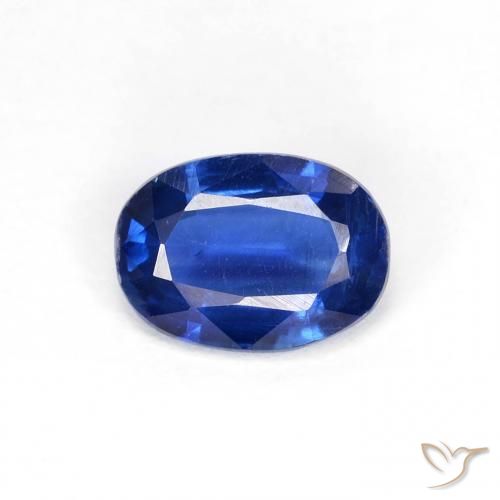 0.89ct طبيعي أزرق بحرى الكيانيت, بيضوي, قليلا جدا