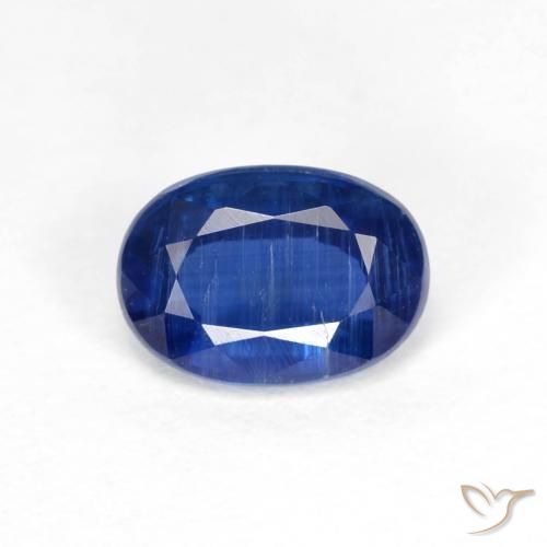 1.04ct طبيعي ازرق غامق الكيانيت, بيضوي, VS-SI