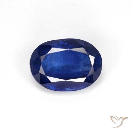 1.10ct طبيعي أزرق غامق الكيانيت, بيضوي, VS-SI