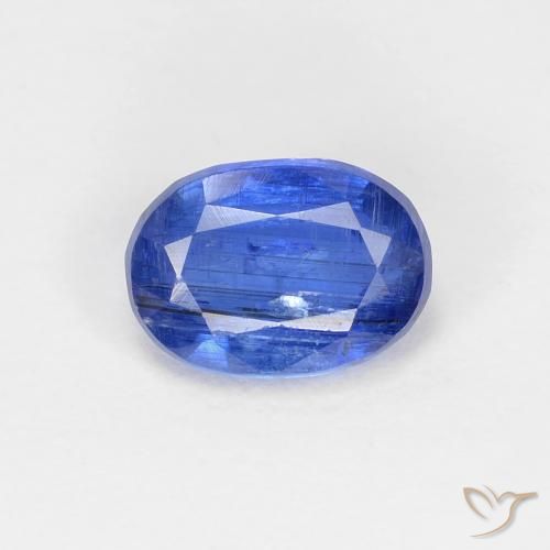 1.21ct طبيعي ازرق غامق الكيانيت, بيضوي, SI