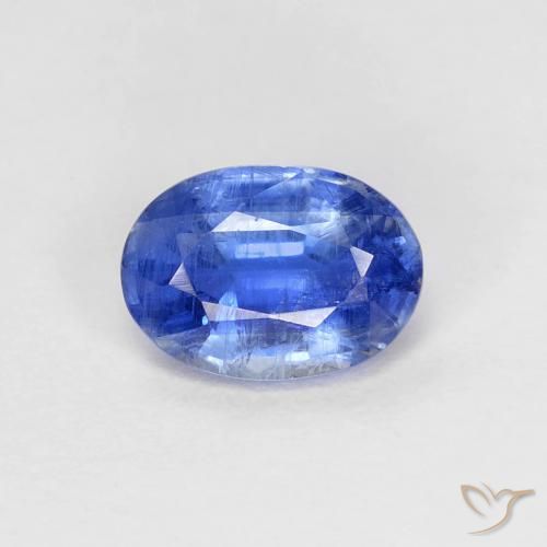 1.01ct طبيعي أزرق سماوى غامق الكيانيت, بيضوي, SI