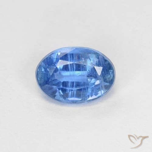 1.09ct طبيعي أزرق متوسط الكيانيت, بيضوي, VS-SI