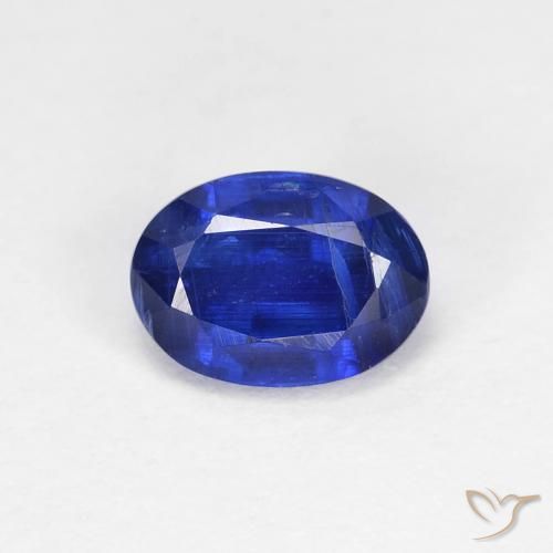 1.26ct طبيعي أزرق غامق الكيانيت, بيضوي, VS-SI