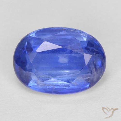 1.16ct طبيعي أزرق سماوى غامق الكيانيت, بيضوي, SI