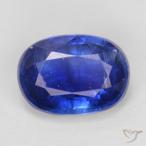 1.15ct طبيعي أزرق بحرى كثيف الكيانيت, بيضوي, SI