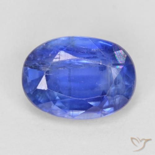 1.08ct طبيعي أزرق سماوى غامق الكيانيت, بيضوي, SI