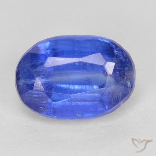 1.30ct طبيعي أزرق سماوى غامق الكيانيت, بيضوي, SI