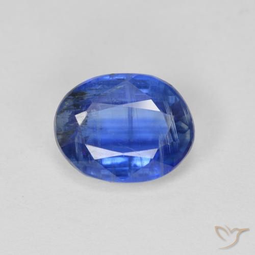 2.57ct طبيعي ازرق غامق الكيانيت, بيضوي, SI