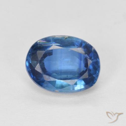 1.71ct طبيعي أزرق بحرى الكيانيت, بيضوي, SI