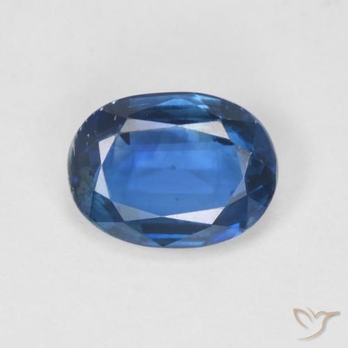 1.50ct طبيعي أزرق بحرى الكيانيت, بيضوي, SI