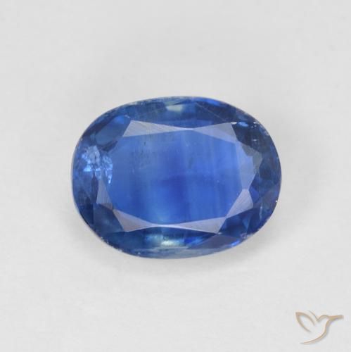 1.72ct طبيعي أزرق غامق الكيانيت, بيضوي, SI