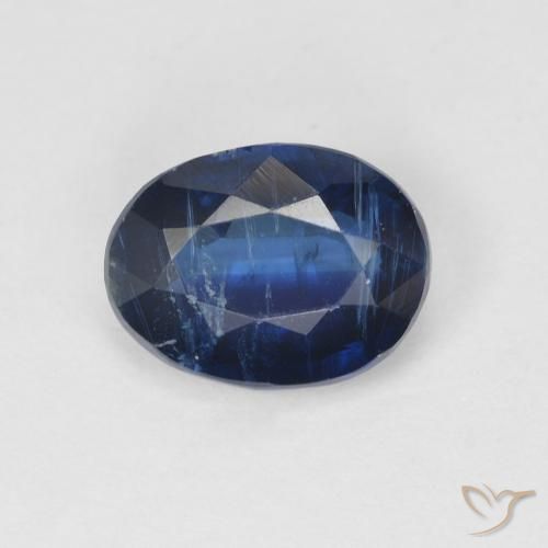 1.48ct طبيعي أزرق الشفق الكيانيت, بيضوي, SI