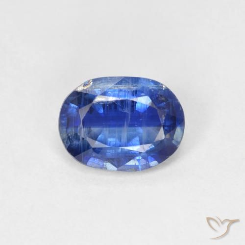 1.57ct طبيعي أزرق بحرى الكيانيت, بيضوي, SI