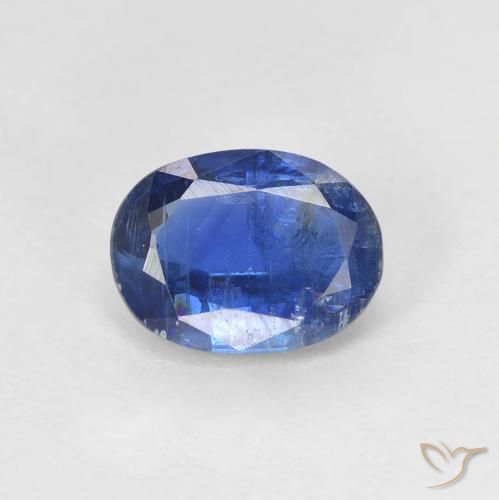 1.68ct طبيعي أزرق غامق الكيانيت, بيضوي, SI