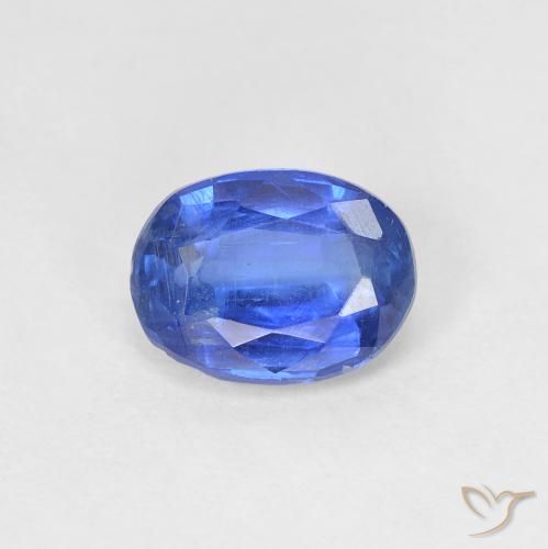 1.59ct طبيعي أزرق حقيقى الكيانيت, بيضوي, SI