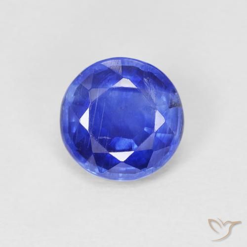 1.10ct طبيعي أزرق حيوى الكيانيت, دائري, SI