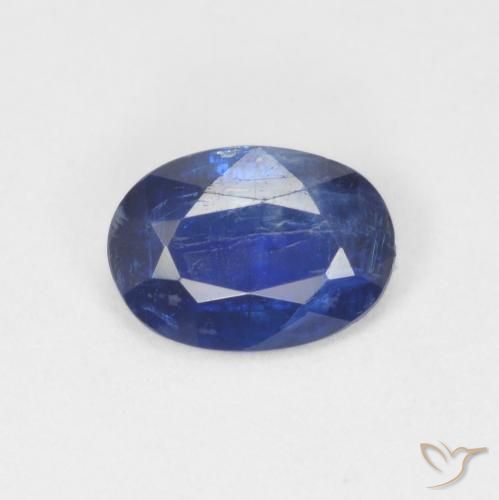 0.74ct طبيعي أزرق بحرى الكيانيت, بيضوي, SI
