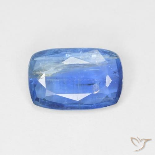 2.46ct طبيعي ازرق غامق الكيانيت, وسادة, SI