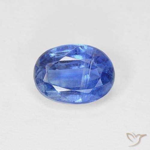 1.20ct طبيعي أزرق حقيقى الكيانيت, بيضوي, SI