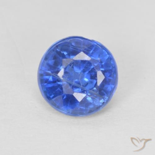 1.02ct طبيعي أزرق حقيقى الكيانيت, دائري, SI