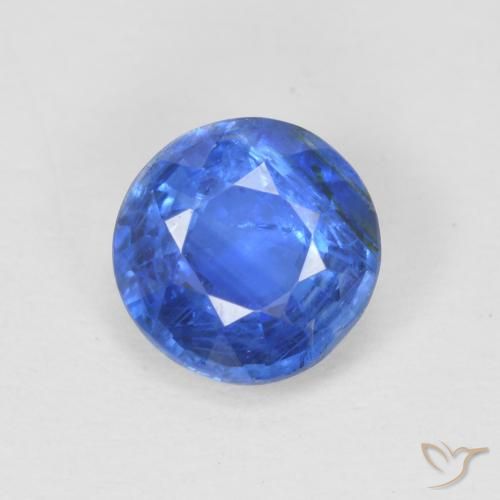 0.95ct طبيعي أزرق فاتح الكيانيت, دائري, SI