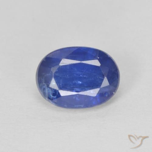 1.10ct طبيعي أزرق حقيقى الكيانيت, بيضوي, SI