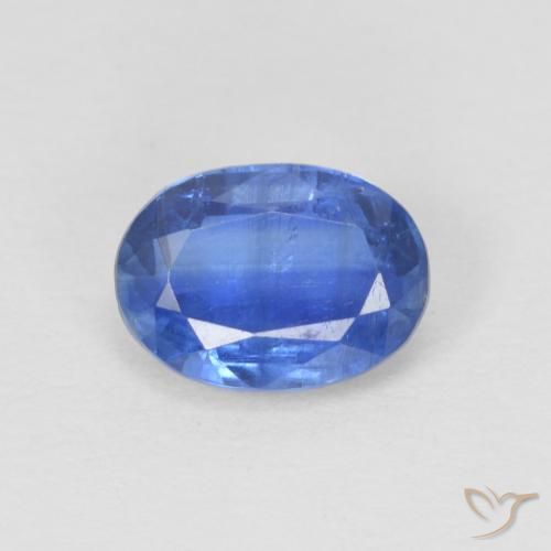 1.11ct طبيعي أزرق حقيقى الكيانيت, بيضوي, SI