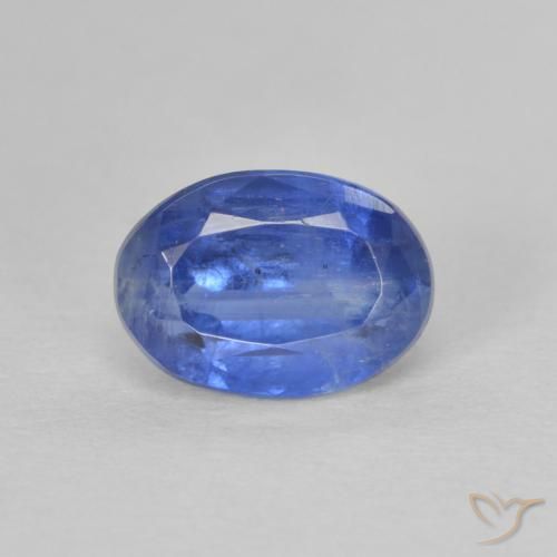 1.17ct طبيعي ازرق غامق الكيانيت, بيضوي, SI