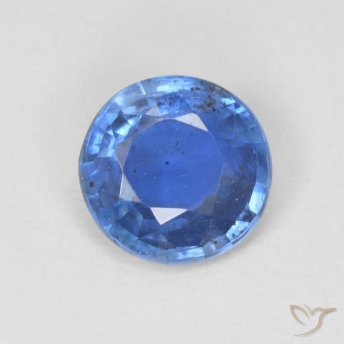 0.80ct طبيعي أزرق بحرى فاتح الكيانيت, دائري, SI