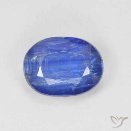 2.84ct طبيعي ازرق غامق الكيانيت, بيضوي, SI