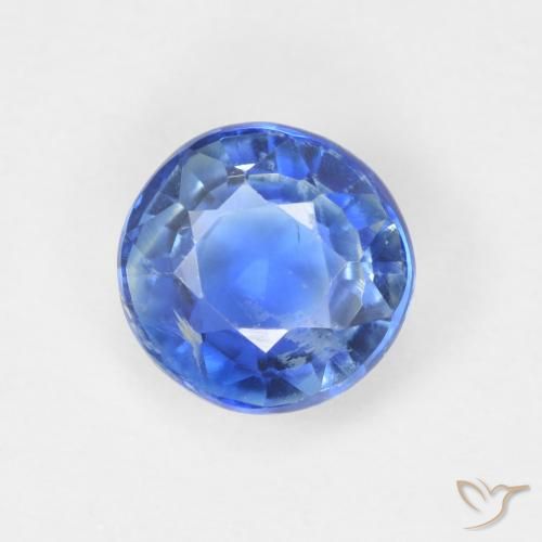 1.04ct طبيعي أزرق حقيقى الكيانيت, دائري, SI