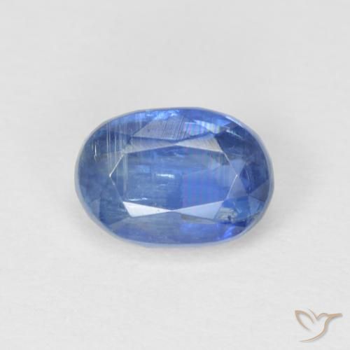 1.26ct طبيعي أزرق بحرى فاتح الكيانيت, بيضوي, SI