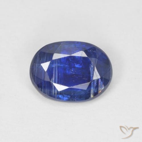 0.88ct طبيعي أزرق بحرى الكيانيت, بيضوي, SI