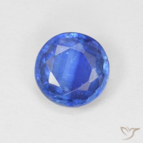 0.94ct طبيعي أزرق حقيقى الكيانيت, دائري, SI