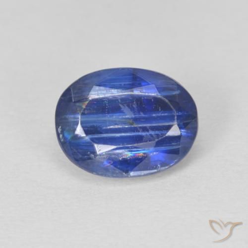 1.25ct طبيعي أزرق حقيقى الكيانيت, بيضوي, SI