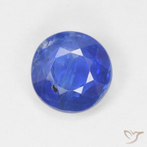 1.01ct طبيعي أزرق حيوى الكيانيت, دائري, SI