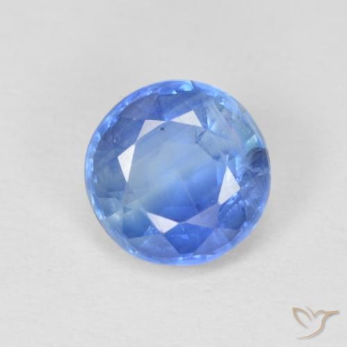 1.06ct طبيعي أزرق فاتح الكيانيت, دائري, SI