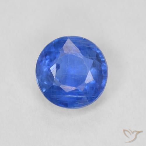 0.35ct طبيعي أزرق سماوى غامق الكيانيت, دائري, SI
