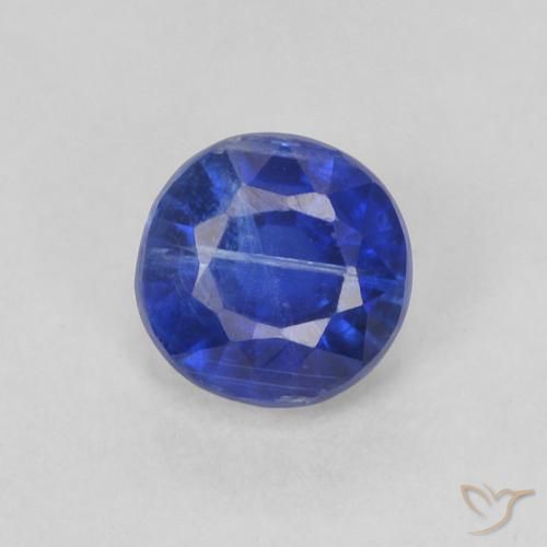 0.43ct طبيعي ازرق غامق الكيانيت, دائري, SI