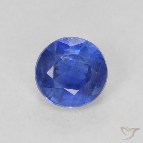 0.44ct طبيعي أزرق حقيقى الكيانيت, دائري, SI