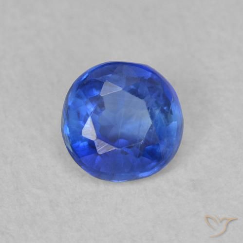 0.39ct طبيعي أزرق حقيقى الكيانيت, دائري, SI