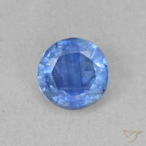 0.39ct طبيعي أزرق فاتح الكيانيت, دائري, SI