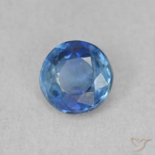 الكيانيت royal blue طبيعي، دائري، 0.36 قيراط، SI