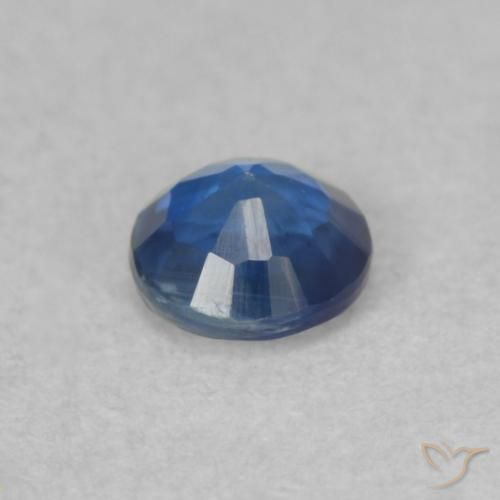 الكيانيت royal blue طبيعي، دائري، 0.36 قيراط، SI