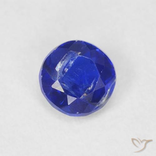 0.33ct طبيعي أزرق بحرى الكيانيت, دائري, SI